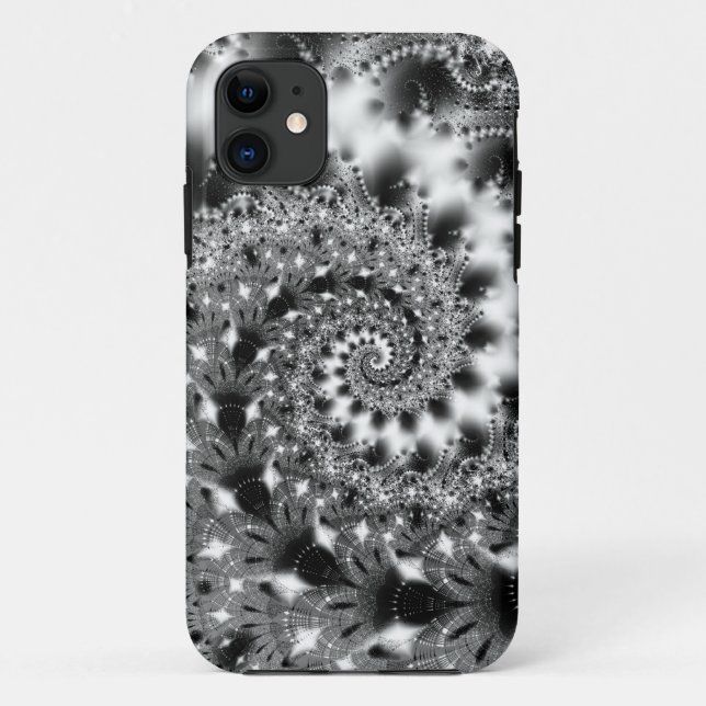 Black&White Spiral iPhone Case (Back)