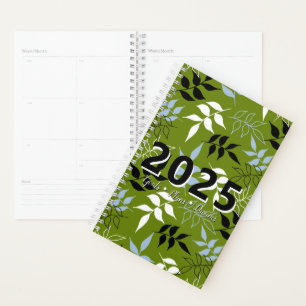 Black & White & Spring All Over 2025 Customisable Planner
