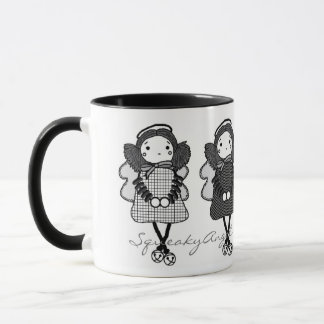 Black & White SqueakyAngels Mug