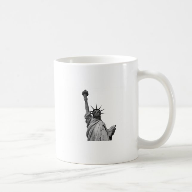 Black & White Statue of Liberty Coffee Mug (Right)