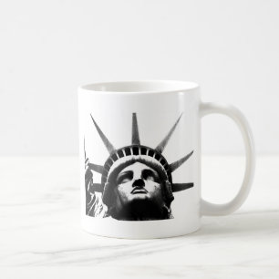 Black & White Statue of Liberty Coffee Mug
