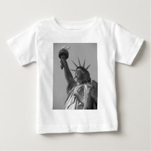 Black & White Statue of Liberty New York City Baby T-Shirt