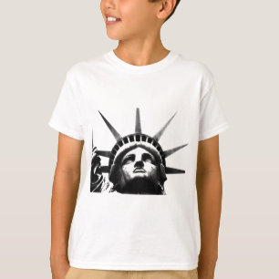 Black & White Statue of Liberty T-Shirt