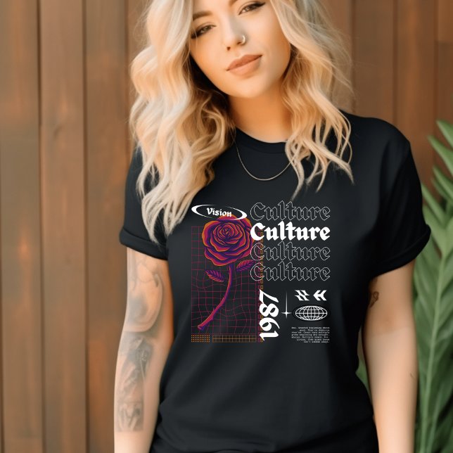 Black & White Streetwear Culture T-Shirt (Creator Uploaded)