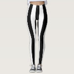 Black & White Striped Womens Leggings<br><div class="desc">Everyone likes stripes. Stand out.</div>