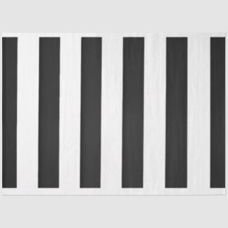 Black & White Stripes Decoupage Paper