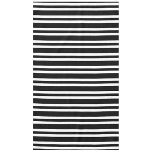 Black White Stripes Seamless Pattern Tablecloth