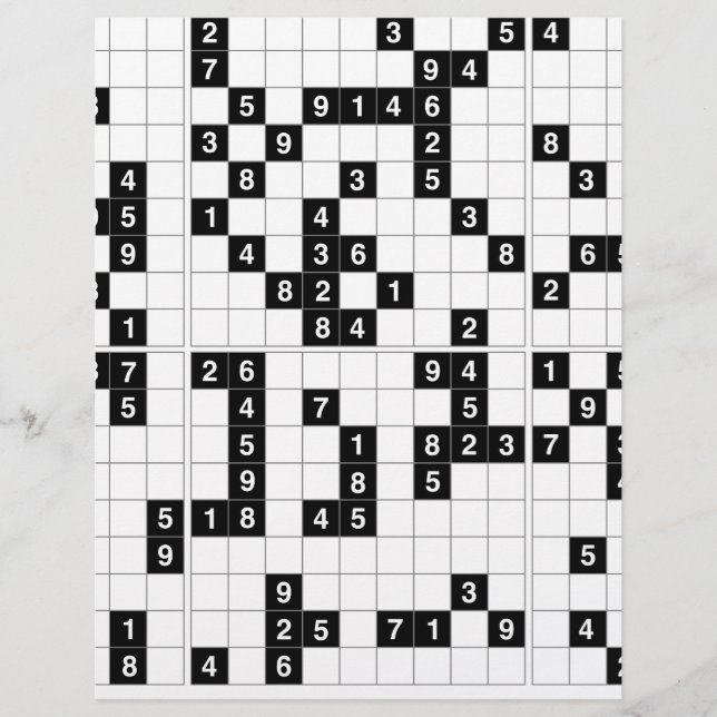 black white sudoku (Front)