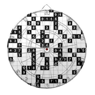 black white sudoku dartboard