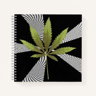 Black&White Swirl....... Notebook