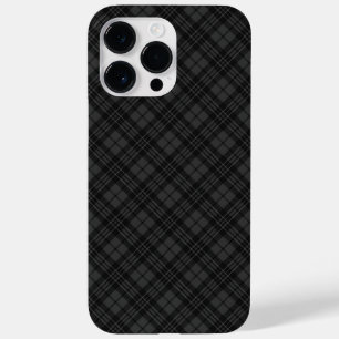 Black white tartan plaid winter Christmas pattern Case-Mate iPhone 14 Pro Max Case