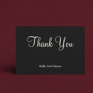Black/White Thank You Cards