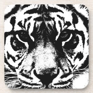 Black & White Tiger Coaster
