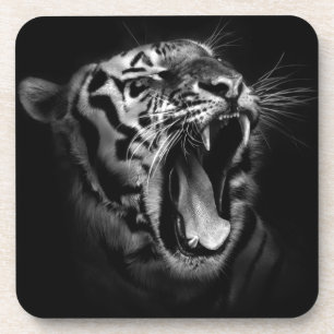 Black & White Tiger Coaster