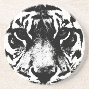 Black & White Tiger Coaster