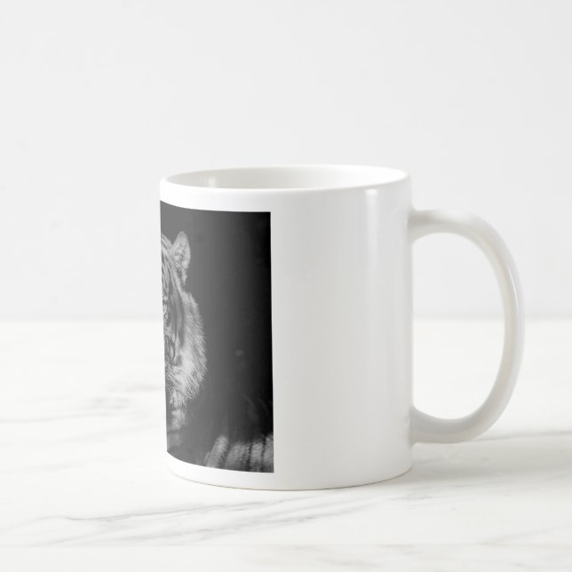 Black & White Tiger Coffee Mug (Right)