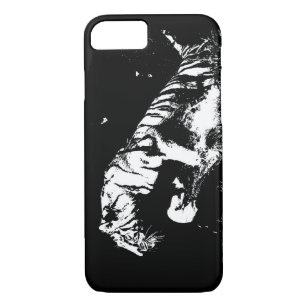 Black & White Tiger iPhone 7 Case