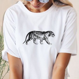 Black & White Tiger T-Shirt