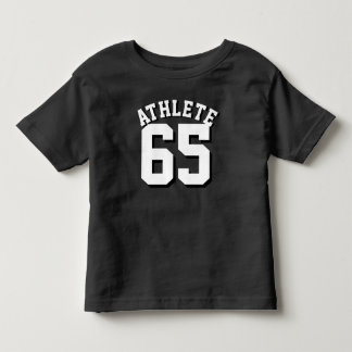 Black & White Toddler | Sports Jersey Design T-Shirt