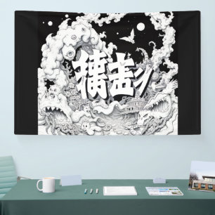 Black & White Tokyo Banner