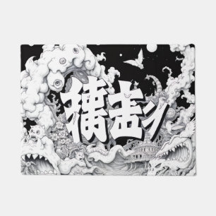Black & White Tokyo Doormat