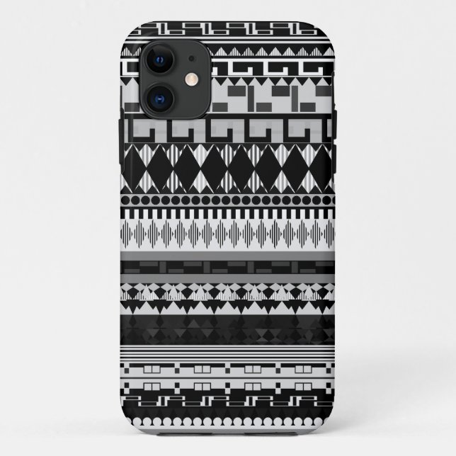 Black & White Tribal iPhone 5 Case (Back)