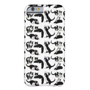 Black White Tuxedo Cats iPhone 6 Case