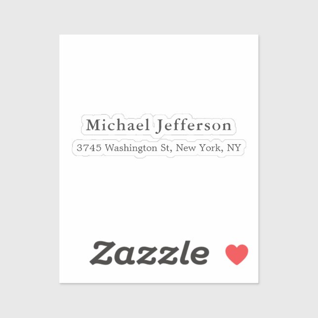 Black White Unique Classical Elegant Plain (Sheet)