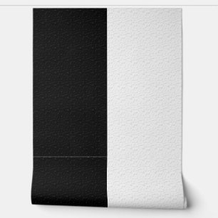 Black White Vertical Big Stripes Pattern  Wallpaper
