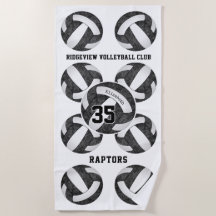black white volleyball club colours girls name