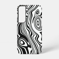 Black White Waves Samsung Galaxy Cese Your Colours