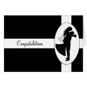 Black & White Wedding Couple