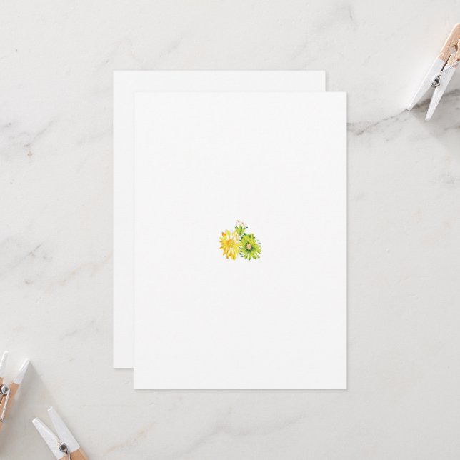 Black & White Wedding Invitation Template | RSVP (Front/Back In Situ)