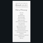 custom wedding program templates personalized photo wedding program