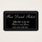 Black & White Wedding Voucher Free Drink Ticket