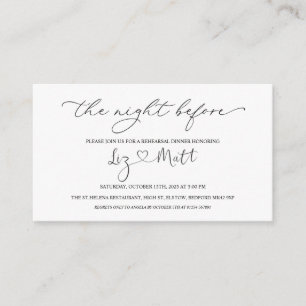 Black White Welcome to the Night Before Enclosure