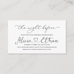 Black White Welcome to the Night Before Enclosure