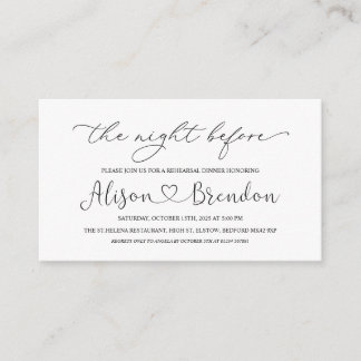 Black White Welcome to the Night Before Enclosure