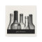 Black & White Wine Bottle Party Paper Napkin Set
