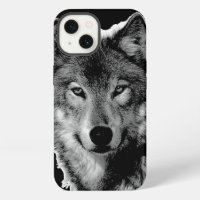 Black & White Wolf Artwork