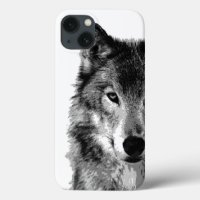 Black & White Wolf