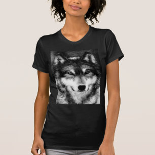 Black & White Wolf T-Shirt