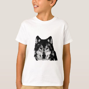 Black & White Wolf T-Shirt