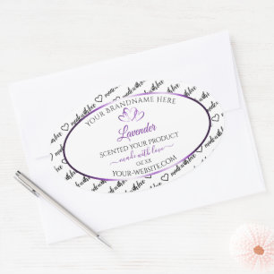 Black White Word Cloud Product Label Purple Hearts