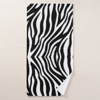 Black White Zebra Print