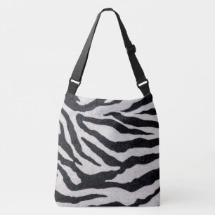Black/White Zebra Print Tote
