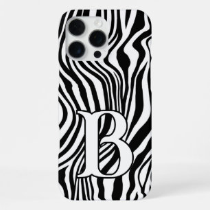 Black & White Zebra Stripe Animal Print Phone Case