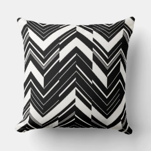 Black/ White Zig Zag Pillow