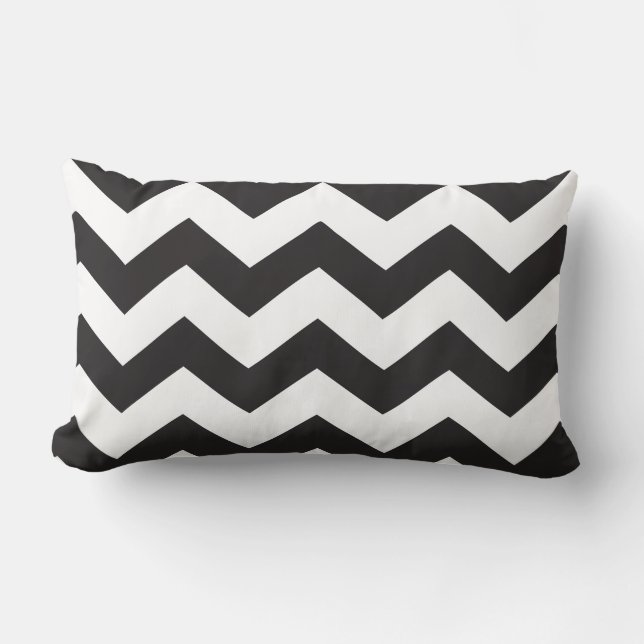 Black & White | Zigzag | Pillow (Front)
