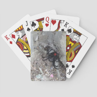 Black Widow Bicycle Playing Cards